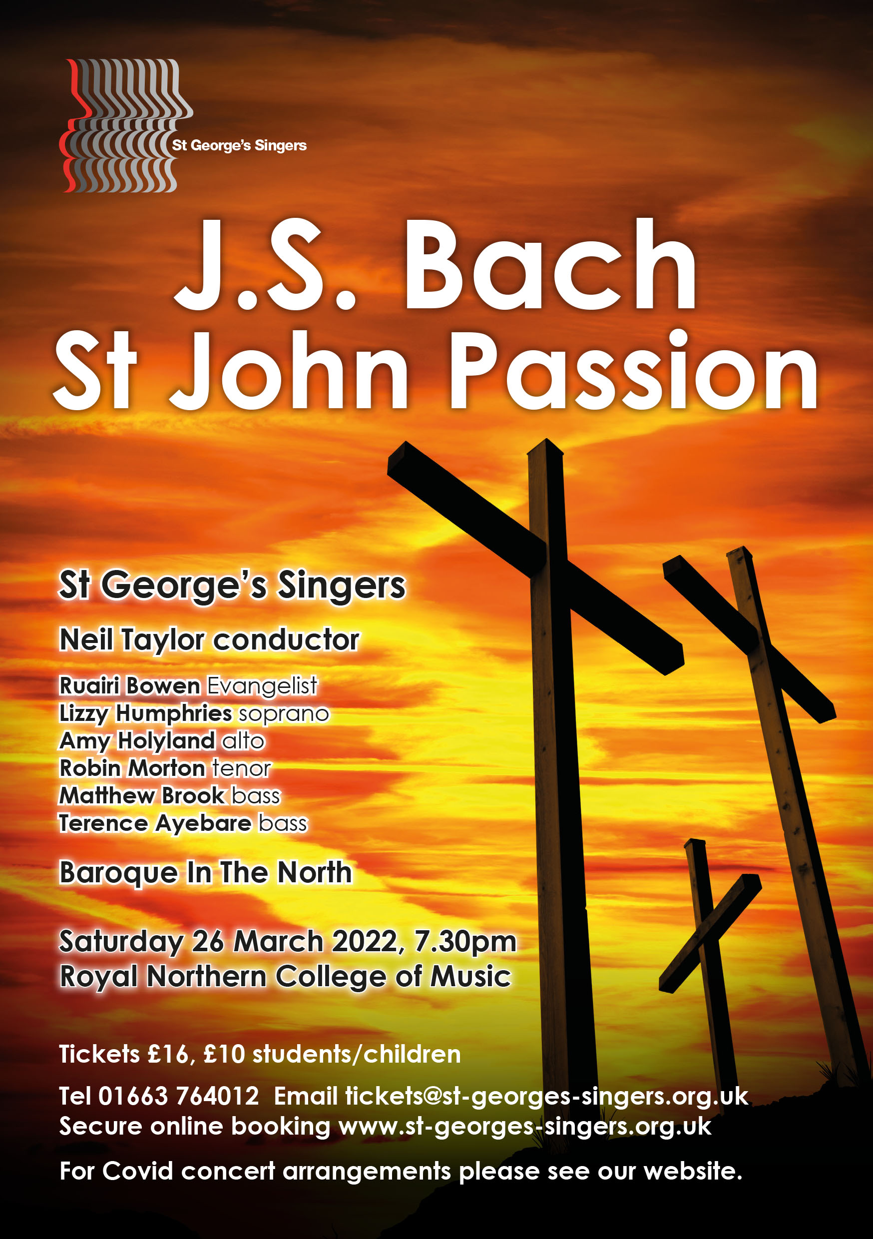 St George's Singers March 26th 2022
